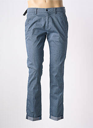Pantalon chino stretch taille normale bleu MASON'S homme