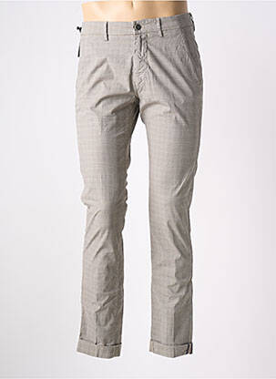 Pantalon chino stretch taille normale gris MASON'S homme