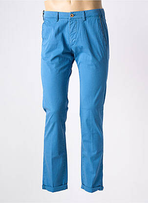 Pantalon chino stretch taille normale bleu MASON'S homme