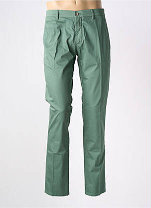 Pantalon chino stretch taille normale vert PANAMA homme