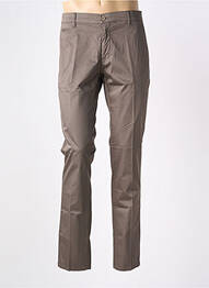Pantalon chino stretch taille normale marron PANAMA homme