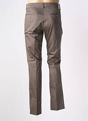 Pantalon chino stretch taille normale marron PANAMA homme