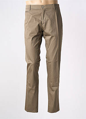 Pantalon chino stretch taille normale vert PANAMA homme