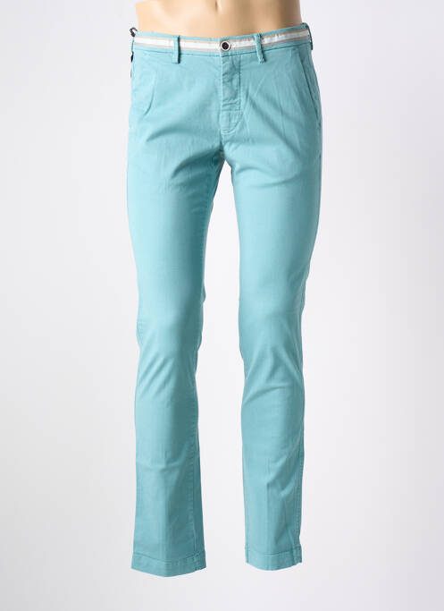 Pantalon chino stretch taille normale bleu MASON'S homme