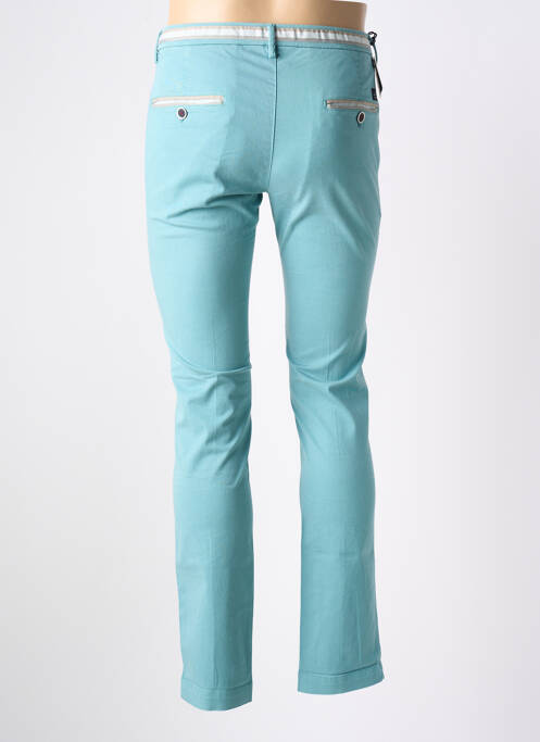 Pantalon chino stretch taille normale bleu MASON'S homme