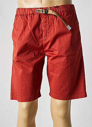 Bermuda taille élastique taille normale rouge WHITE SAND homme