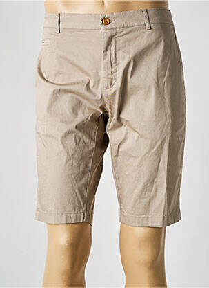 Bermuda tissage popeline taille normale beige PANAMA homme