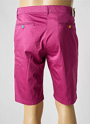 Bermuda tissage popeline taille normale violet PANAMA homme