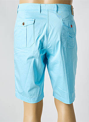 Bermuda tissage popeline taille normale bleu PANAMA homme