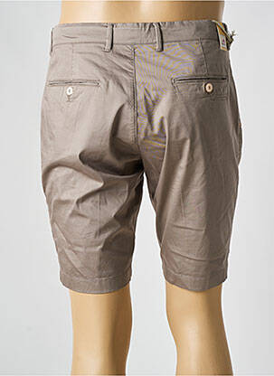 Bermuda tissage popeline gris PANAMA homme