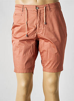Bermuda tissage popeline taille normale orange PANAMA homme