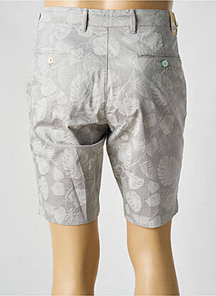 Bermuda tissage popeline taille normale gris PANAMA homme
