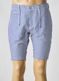 Bermuda tissage popeline taille normale bleu PANAMA homme
