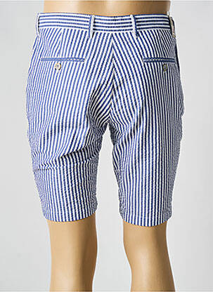 Bermuda tissage popeline taille normale bleu PANAMA homme