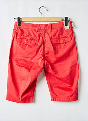 Bermuda tissage popeline taille normale rouge PANAMA homme