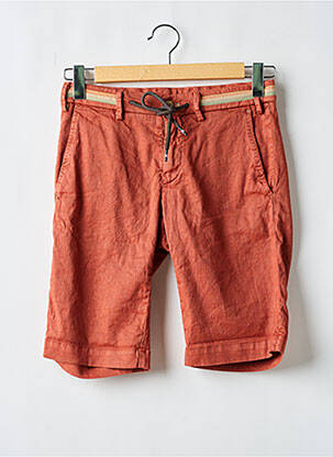 Bermuda poches taille normale orange MASON'S homme