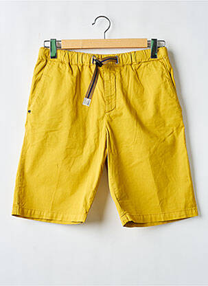 Bermuda taille élastique taille normale jaune WHITE SAND homme