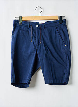 Bermuda stretch taille normale bleu PANAMA homme