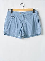 Short de bain tissage popeline bleu MC2 SAINT BARTH homme