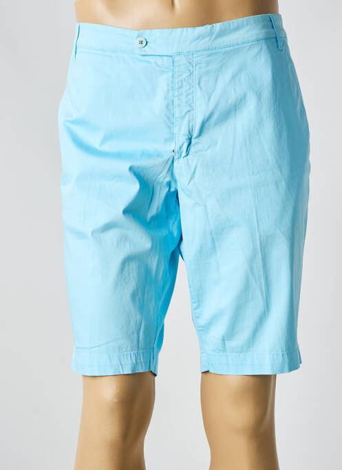 Bermuda tissage popeline taille normale bleu PANAMA homme
