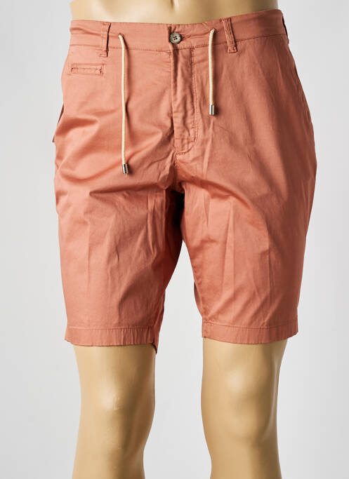 Bermuda tissage popeline taille normale orange PANAMA homme