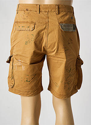 Bermuda stretch taille normale marron BOB homme