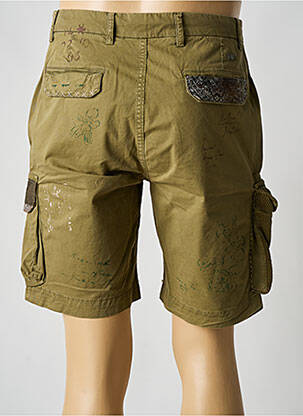 Bermuda stretch taille normale vert BOB homme