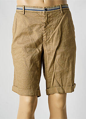 Bermuda stretch taille normale marron MASON'S homme