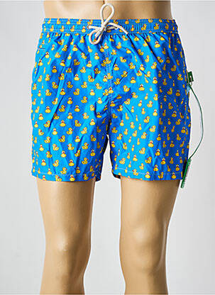 Short de bain tissage imperméable bleu MC2 SAINT BARTH homme