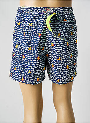 Short de bain tissage imperméable bleu MC2 SAINT BARTH homme