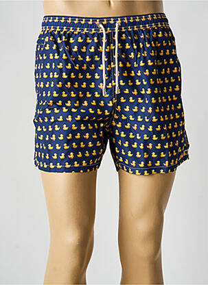 Short de bain tissage imperméable bleu MC2 SAINT BARTH homme