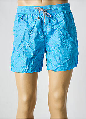 Short de bain tissage imperméable bleu MC2 SAINT BARTH homme