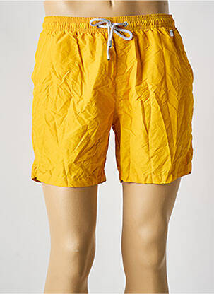 Short de bain tissage imperméable jaune MC2 SAINT BARTH homme
