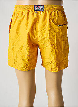 Short de bain tissage imperméable jaune MC2 SAINT BARTH homme