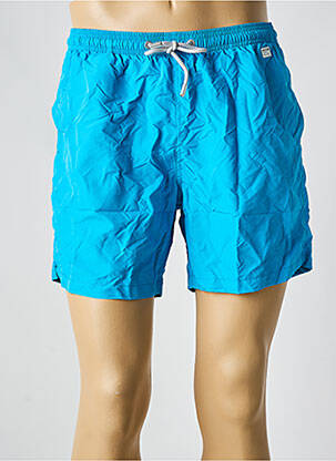 Short de bain tissage imperméable bleu MC2 SAINT BARTH homme