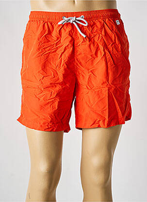 Short de bain tissage imperméable orange MC2 SAINT BARTH homme