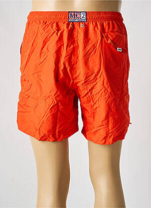 Short de bain tissage imperméable orange MC2 SAINT BARTH homme
