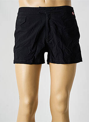 Short de bain tissage imperméable noir MC2 SAINT BARTH homme
