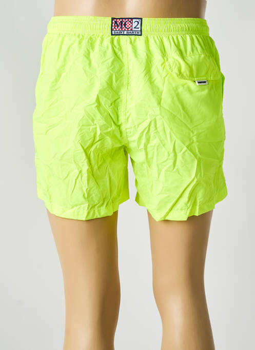 Short de bain tissage imperméable jaune MC2 SAINT BARTH homme