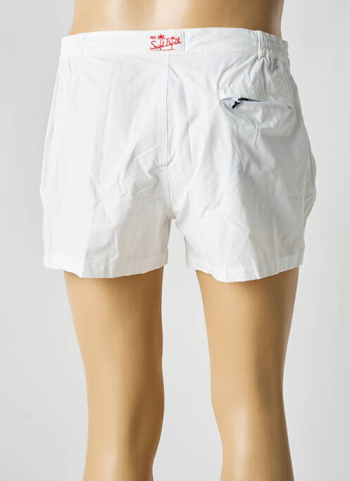 Short de bain blanc MC2 SAINT BARTH pour homme