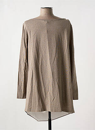 Tunique manches longues coupe asymétrique beige ALAIN MURATI femme