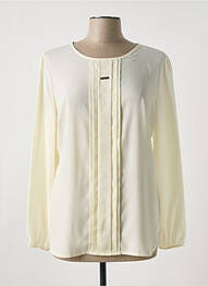 Blouse légère et transparente manches longues beige ALAIN MURATI femme