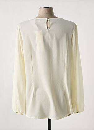 Blouse légère et transparente manches longues beige ALAIN MURATI femme