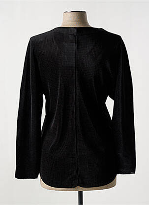 Top coupe fluide manches longues noir ROMEO POUR JULIETTE femme