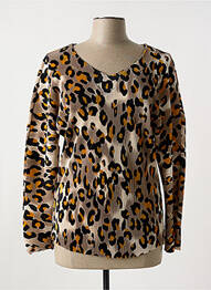 Top coupe fluide manches longues orange ROMEO POUR JULIETTE femme