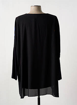Tunique manches longues col rond noir ALAIN MURATI femme