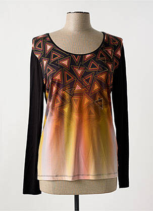 T-shirt manches longues manches longues orange ALAIN MURATI femme
