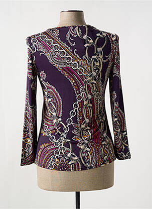 Top stretch manches longues violet ROMEO POUR JULIETTE femme