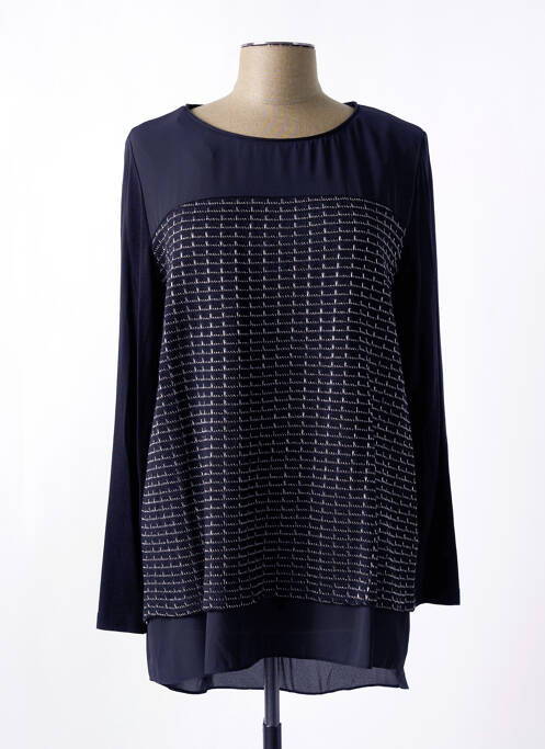 Tunique manches longues bleu ALAIN MURATI femme