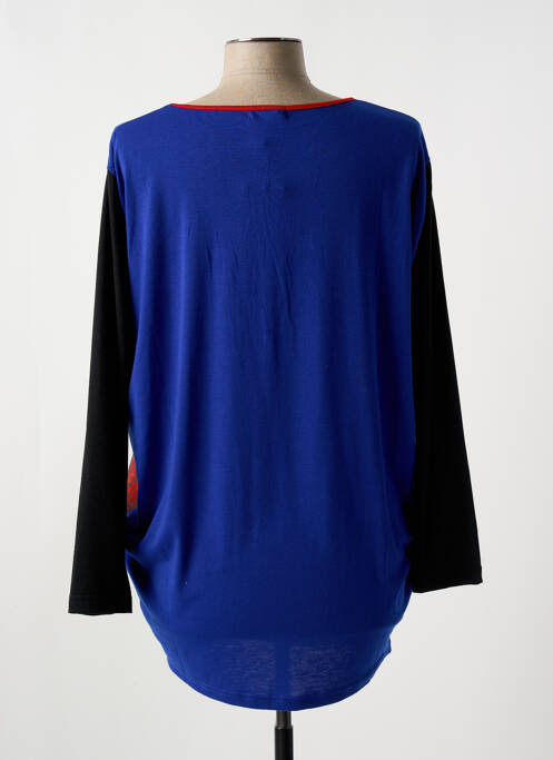 Tunique manches longues bleu EDEN & ORPHEE pour femme